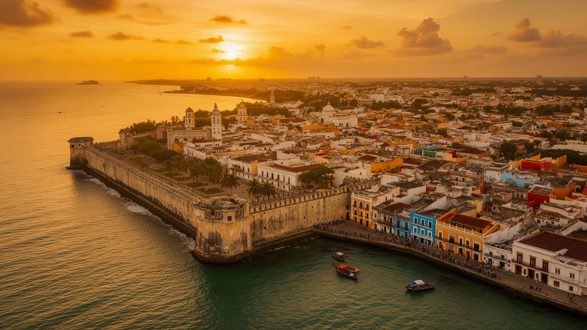 Cartagena de Indias al atardecer